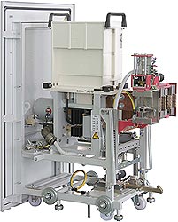 Быстродействующий выключатель на выкатной тележке Быстродействующий выключатель на выкатной тележке